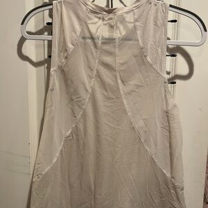 Lululemon White Sculpt Tank